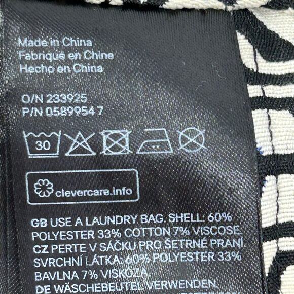 VTG 8 Divided 80s Skirt Mini Women Sz4 Native American Print Artsy Sturdy Cream - Picture 4 of 9